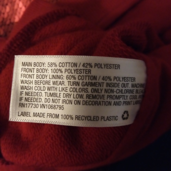 Girls Sequins Spots XS (4/5) Red Sweater - Picture 4 of 8